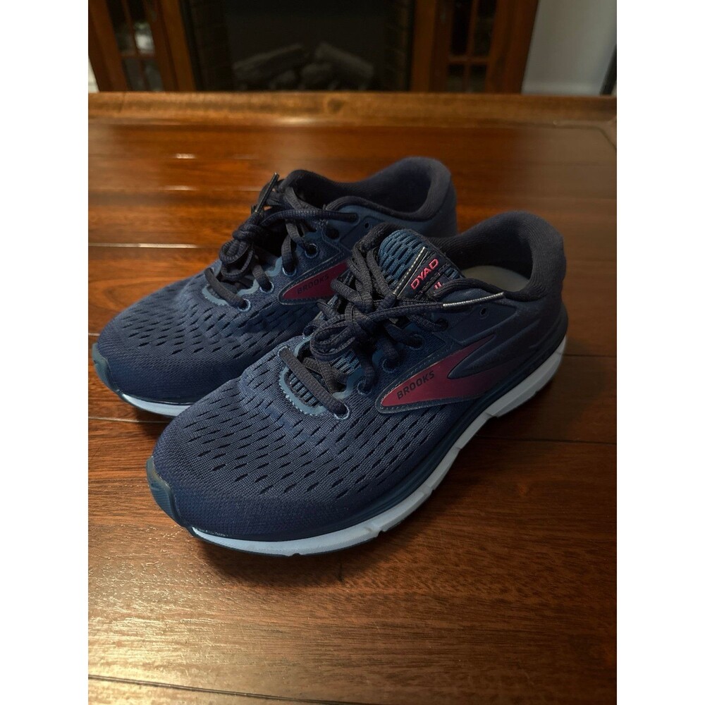 Brooks Ghost 14 Women’s Running Shoes Navy Red Size 7 B Medium EU 38